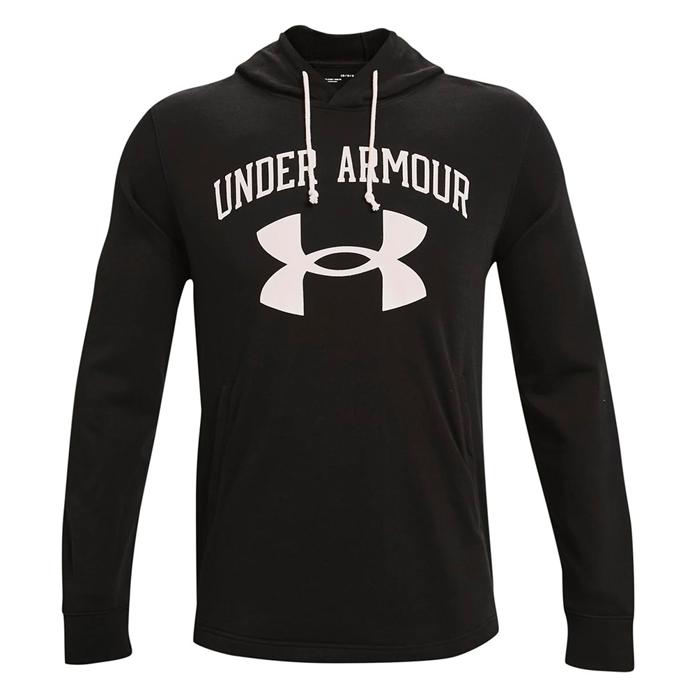 Толстовка мужская Under Armour Ua Rival Terry Big Logo Hd черная 1361559-001 изображение 1