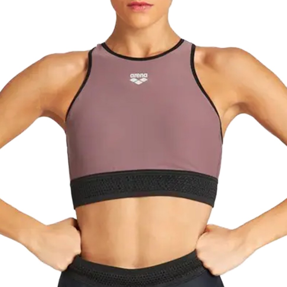 Бра жіноче Arena W Bra Top Cross Back Фіолетовий 003620-200  — фото 1