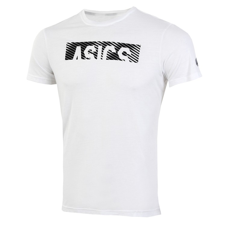 Футболка мужская Asics ESNT DIAGONAL SS TOP белая 155234-0014 изображение 1