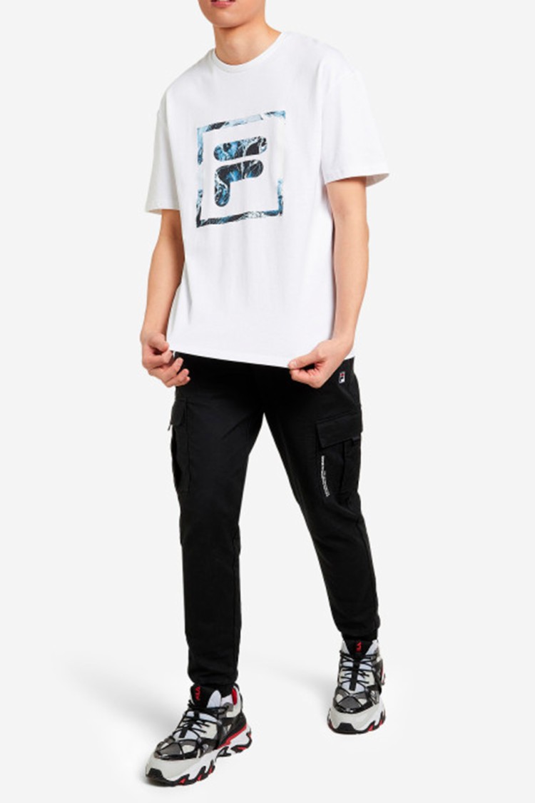 Футболка чоловіча Fila біла 107749-00 изображение 4