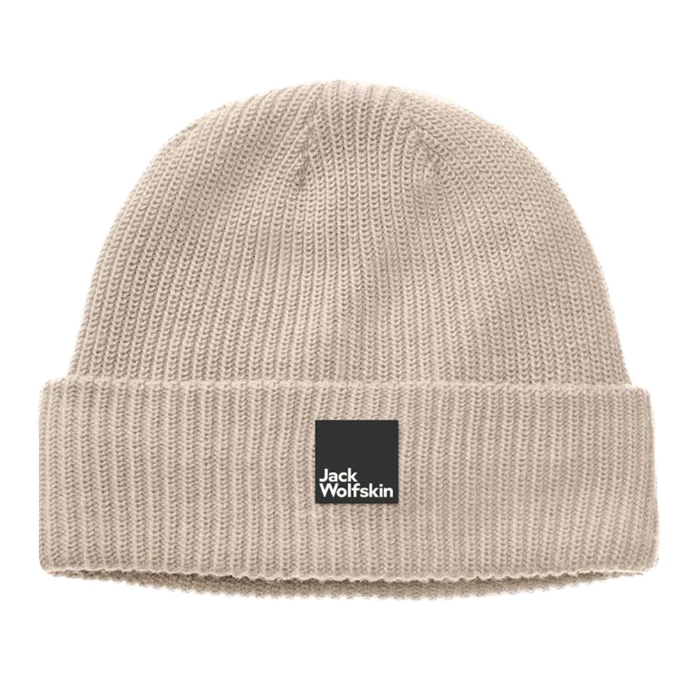 Шапка унисекс Jack Wolfskin PERGAMON BEANIE бежевая 1910701-5062