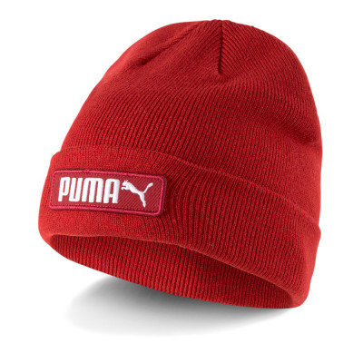Шапка Puma PUMA Classic Cuff Beanie бордовая 02343404