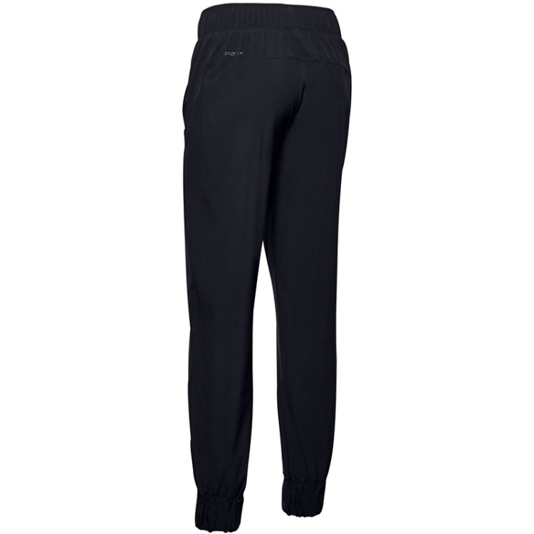 Брюки женские Under Armour Woven Branded Pant черные 1351883-001 изображение 2