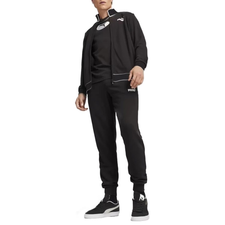 Костюм мужской Puma Sweat Tracksuit черный 67888901