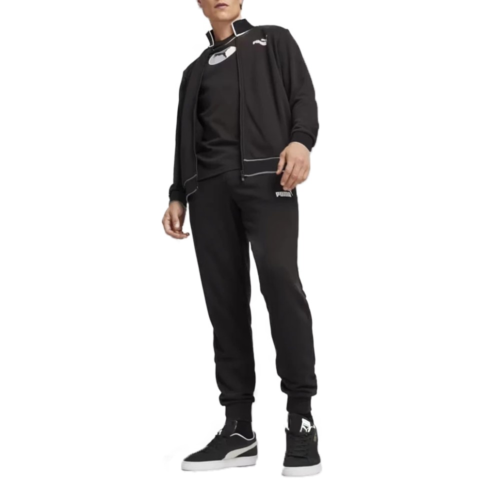 Костюм чоловічий Puma Sweat Tracksuit чорний 67888901 — фото 1