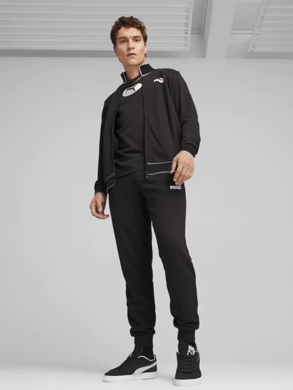 Костюм чоловічий Puma Sweat Tracksuit чорний 67888901 — фото 2