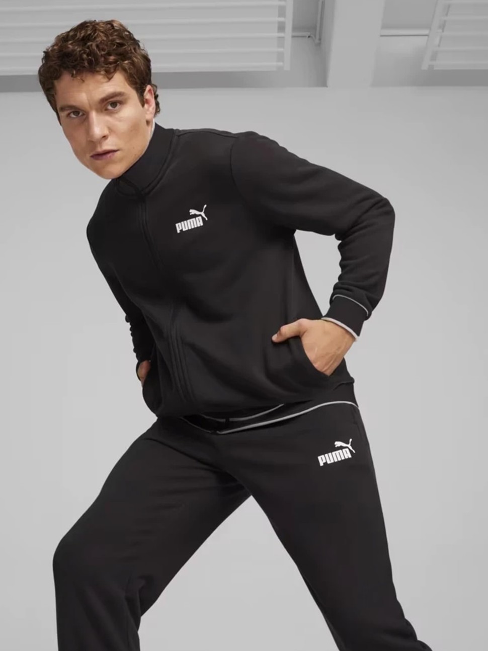 Костюм чоловічий Puma Sweat Tracksuit чорний 67888901 — фото 4