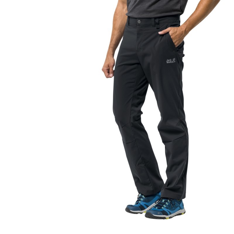 Брюки мужские Jack Wolfskin черные 1503772-6350 изображение 3