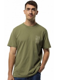 Футболка мужская Jack Wolfskin JACK TENT T M зеленая 1809791-4511 изображение 2