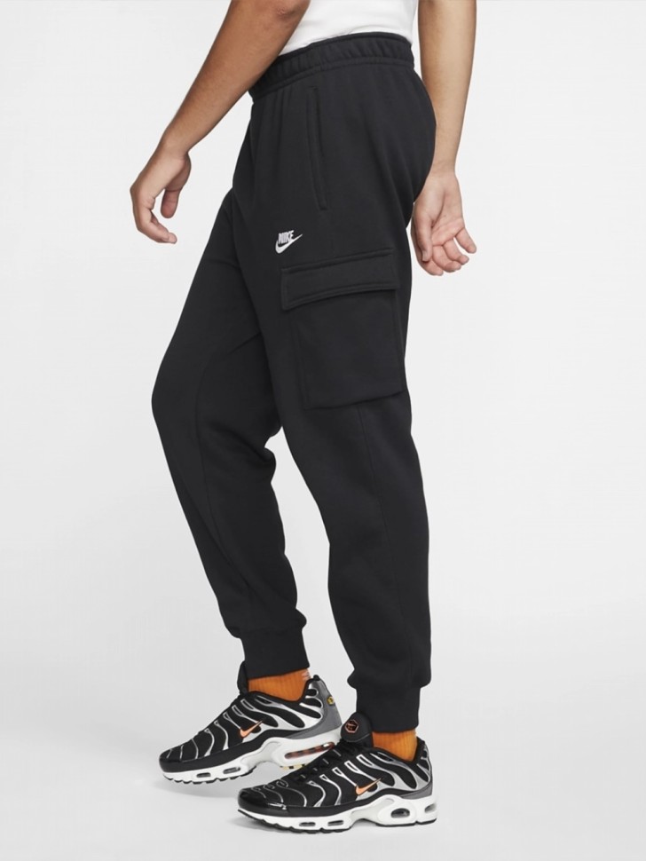 Брюки мужские Nike M NSW CLUB PANT CARGO BB черные CD3129-010 изображение 5
