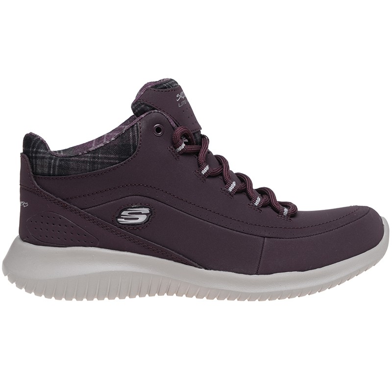 Ботинки женские Skechers ULTRA FLEX бордовые 12918-BURG изображение 1