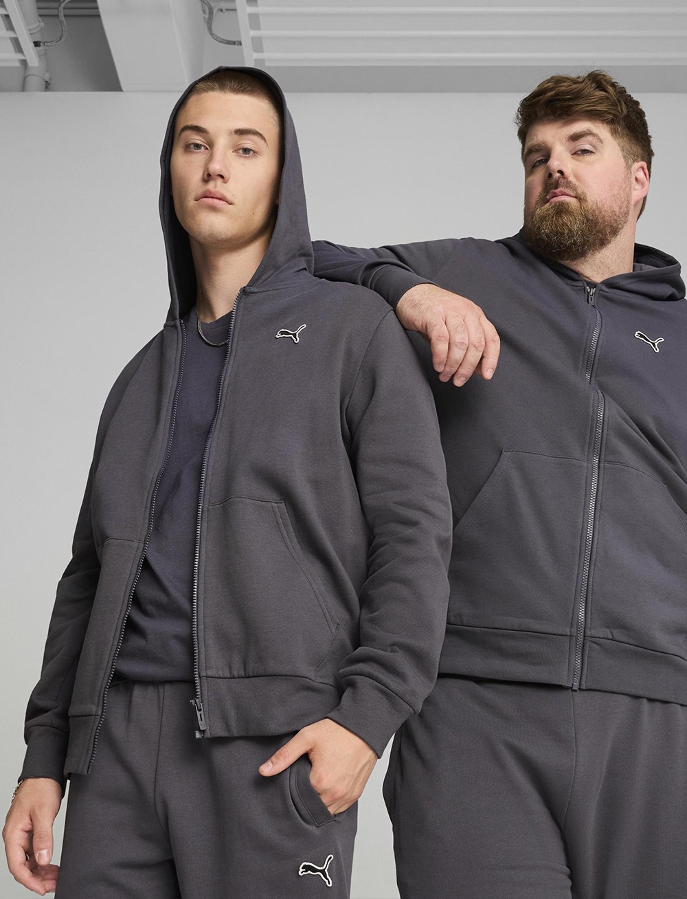 Толстовка чоловіча Puma BETTER ESSENTIALS Full-Zip Hoodie FL сіра 67681569 изображение 6