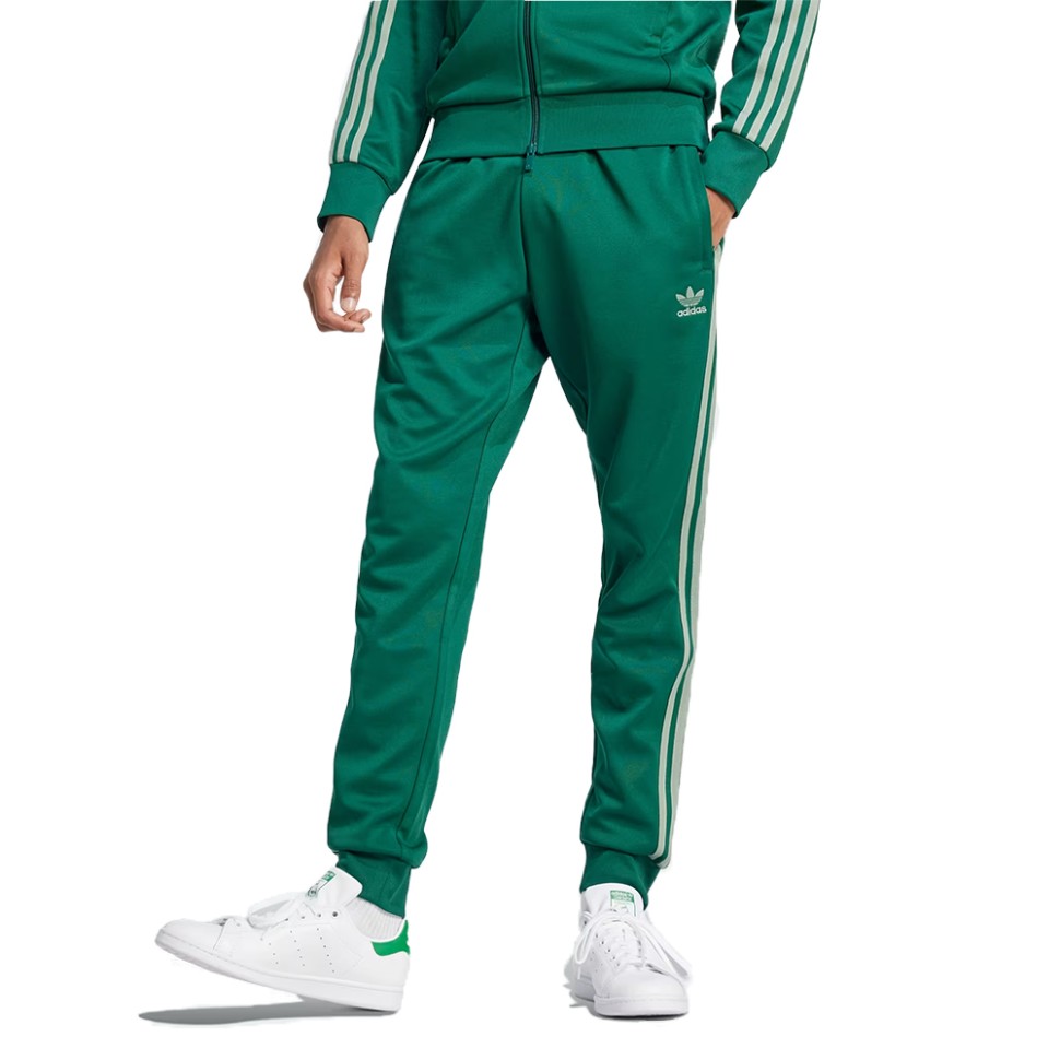 Штани чоловічі Adidas SST TP зелені JC9930 изображение 1
