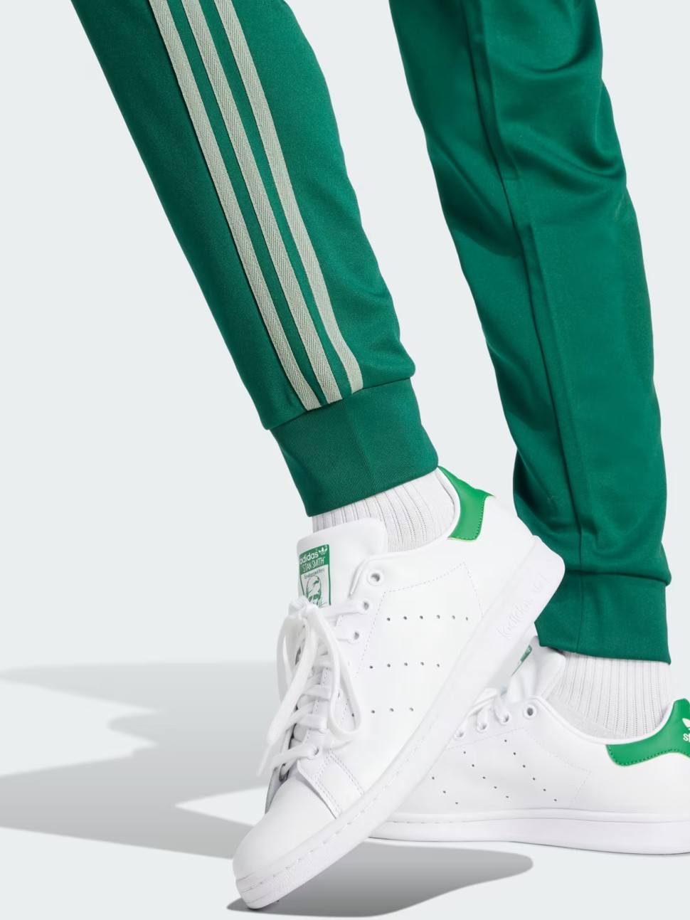 Брюки мужские Adidas SST TP зеленые JC9930 — фото 5