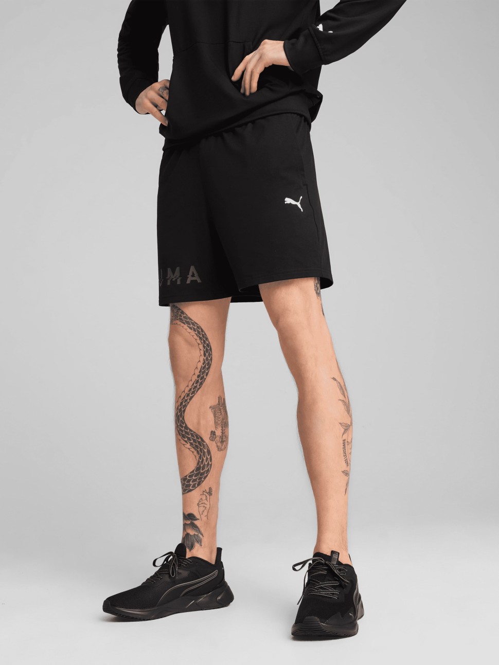 Шорти чоловічі Puma CLOUDSPUN BRANDED 5' SHORT чорні 52669001 — фото 2