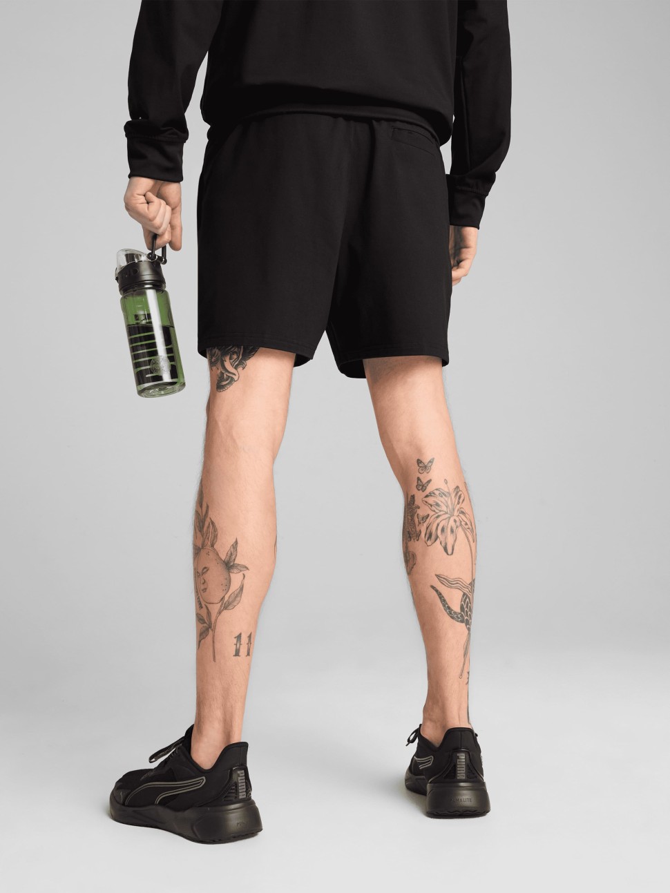 Шорти чоловічі Puma CLOUDSPUN BRANDED 5' SHORT чорні 52669001 — фото 3