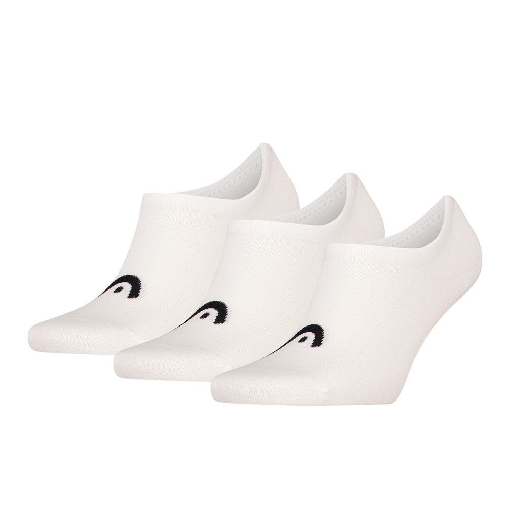 Носки унисекс HEAD ALL SPORTS TRAINING FOOTIE 3P белые 701229019002