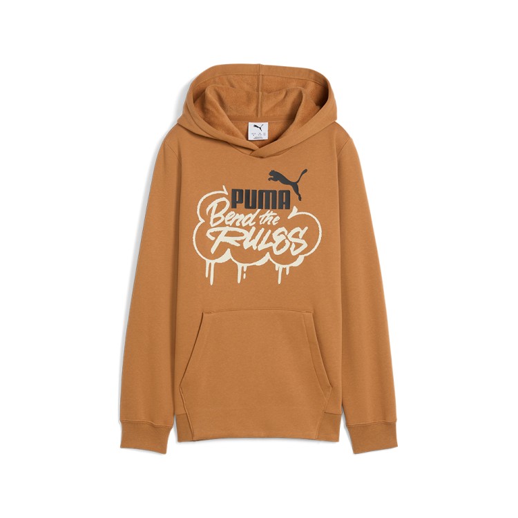 Толстовка детская Puma MID 90s Hoodie оранжевая 69070767