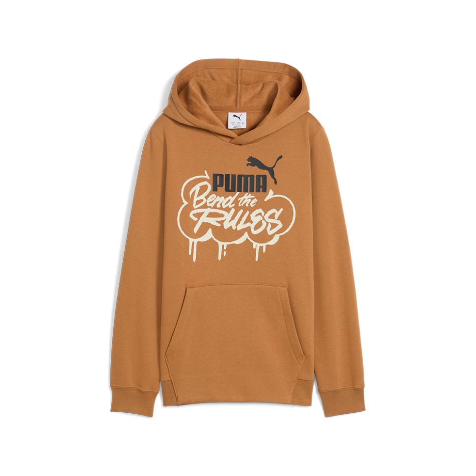 Толстовка детская Puma MID 90s Hoodie оранжевая 69070767 изображение 1