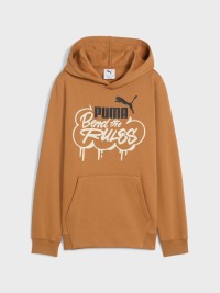 Толстовка детская Puma MID 90s Hoodie оранжевая 69070767 изображение 2