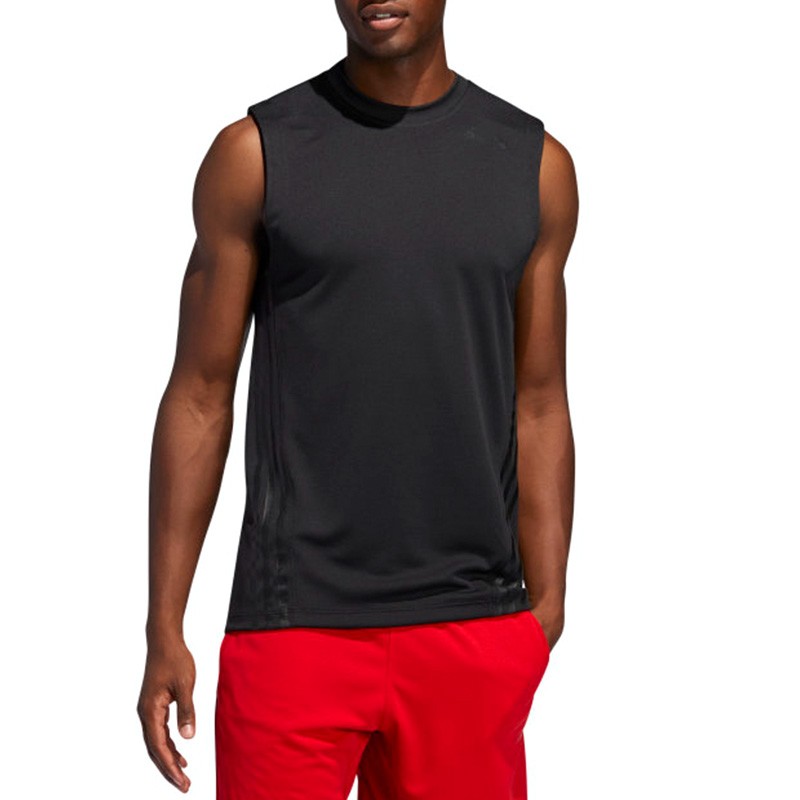 Майка мужская Adidas Aero 3S Sl Tee черная FL4317 изображение 2