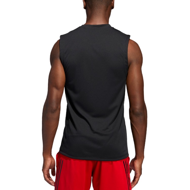 Майка мужская Adidas Aero 3S Sl Tee черная FL4317 изображение 4