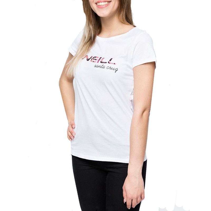 Футболка женская ONeill белая 8A8631-1011 — Sport City Футболка женская ONeill белая 8A8631-1011