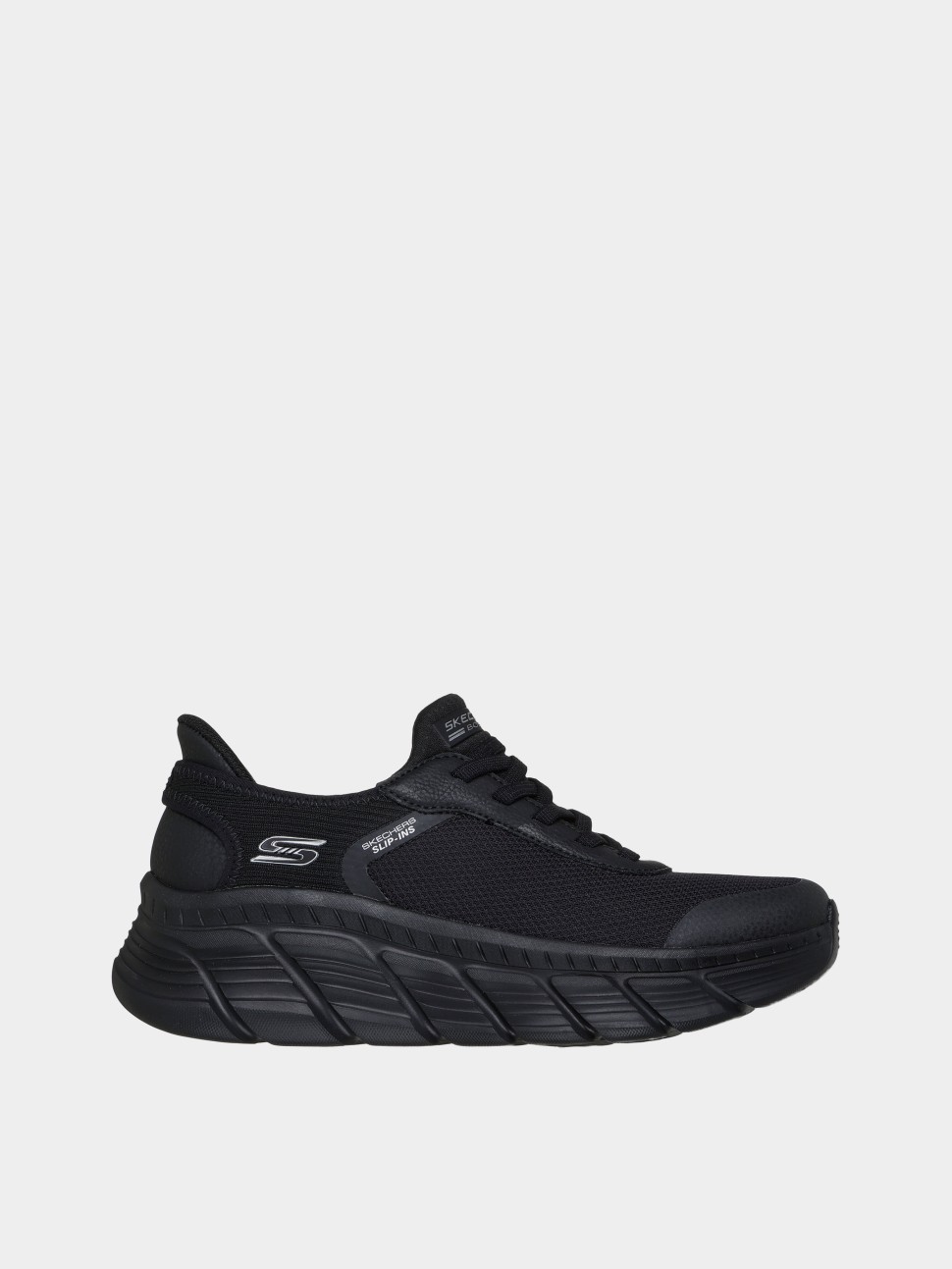 Кроссовки женские Skechers BOBS B Flex Hi – Linear Force черные 117391 BBK — фото 2 — Sport City Кроссовки женские Skechers BOBS B Flex Hi – Linear Force черные 117391 BBK — фото 2