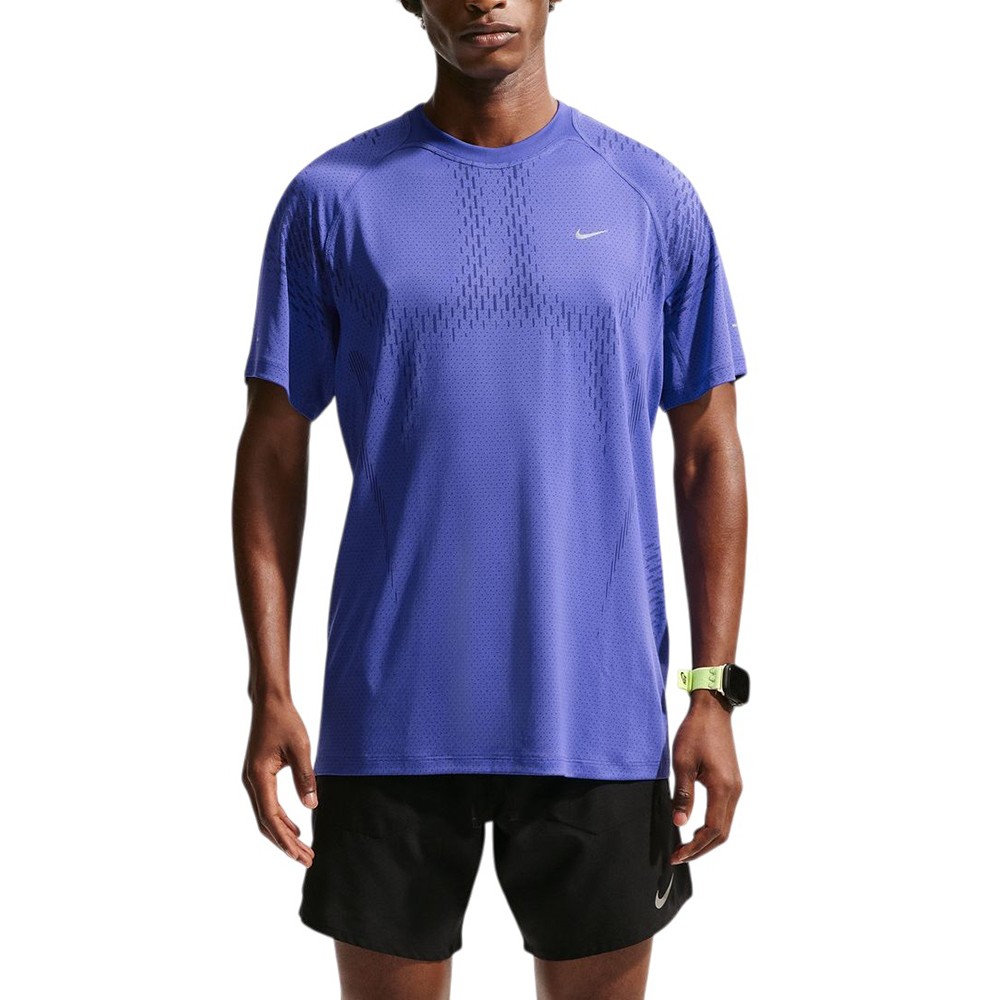 Футболка мужская Nike M NK DFADV STRIDE NVLTY SS TOP синяя IF2088-494