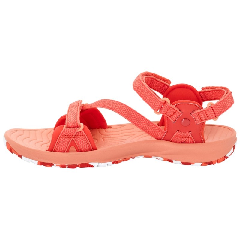 Сандалии женские Jack Wolfskin LAKEWOOD RIDE SANDAL W оранжевые 4019041-2043 — фото 2