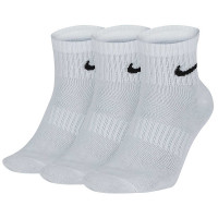 Носки Nike Everyday Lightweight Ankle 3-Pack белые SX7677-100 изображение 1