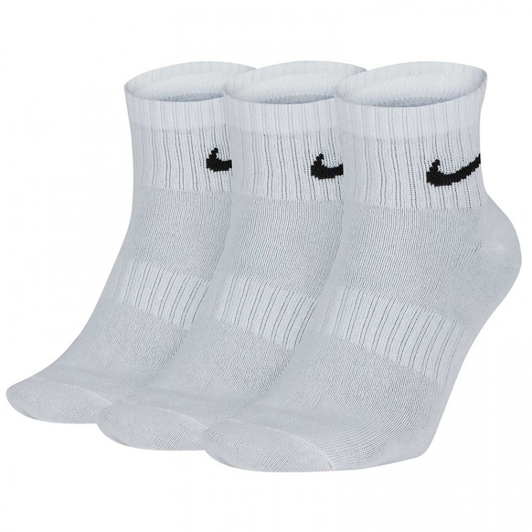 Носки Nike Everyday Lightweight Ankle 3-Pack белые SX7677-100 изображение 1
