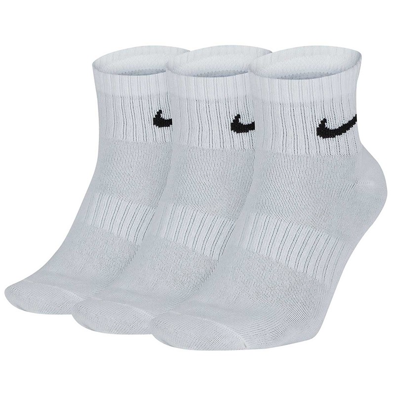 Носки Nike Everyday Lightweight Ankle 3-Pack белые SX7677-100 — фото 1