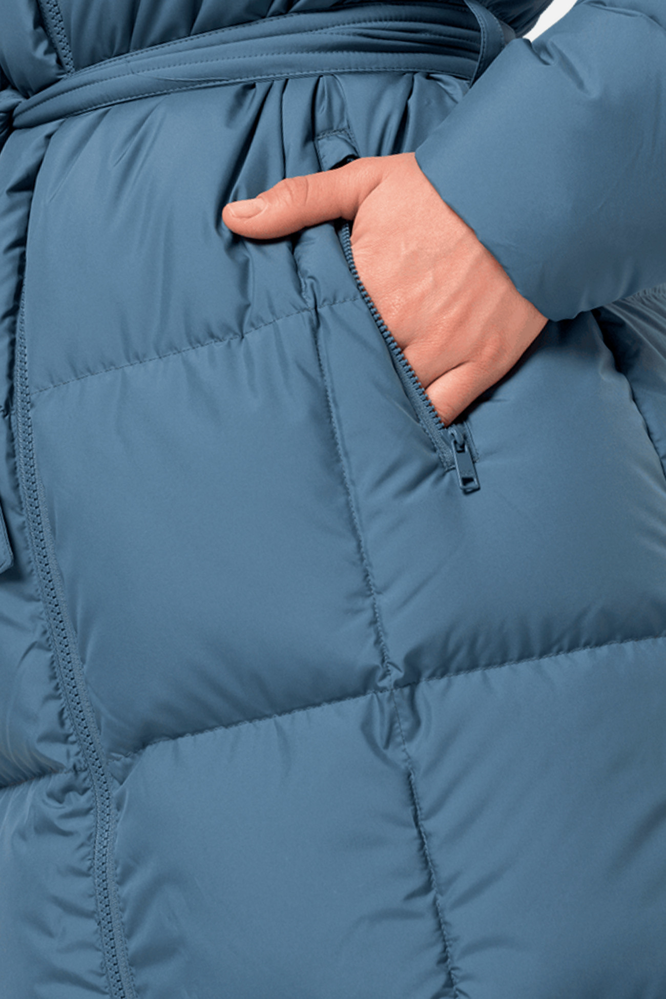 Куртка женская Jack Wolfskin Frozen Lake Coat W синяя 1206131-1380 изображение 4
