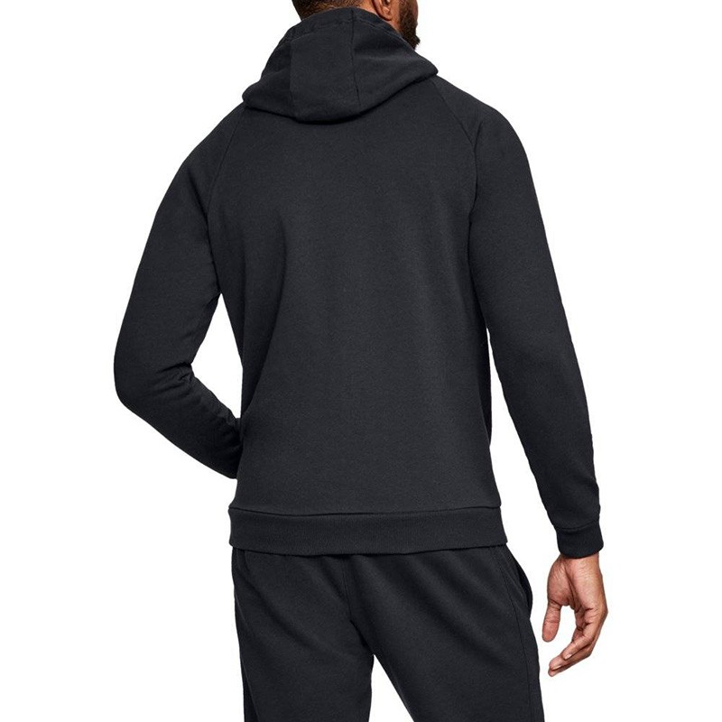 Толстовка мужская Under Armour Rival Fleece Fz черная 1320737-001 — фото 2 — Sport City Толстовка мужская Under Armour Rival Fleece Fz черная 1320737-001 — фото 2