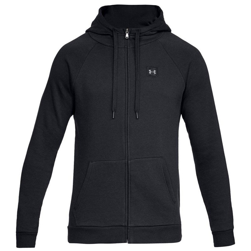 Толстовка мужская Under Armour Rival Fleece Fz черная 1320737-001 изображение 1