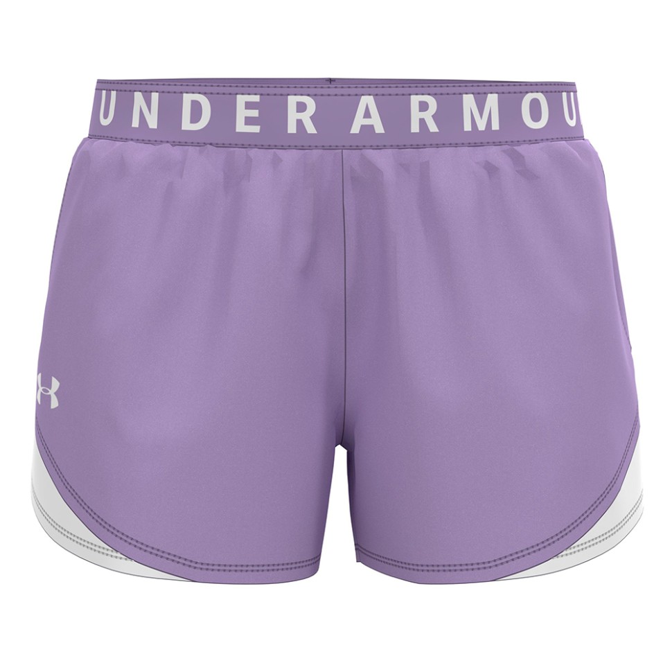 Шорты женские Under Armour Play Up Shorts 3.0 сиреневые 1344552-566 — фото 1