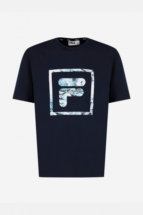 Футболка мужская FILA T-shirt синяя 107749-Z4 изображение 5