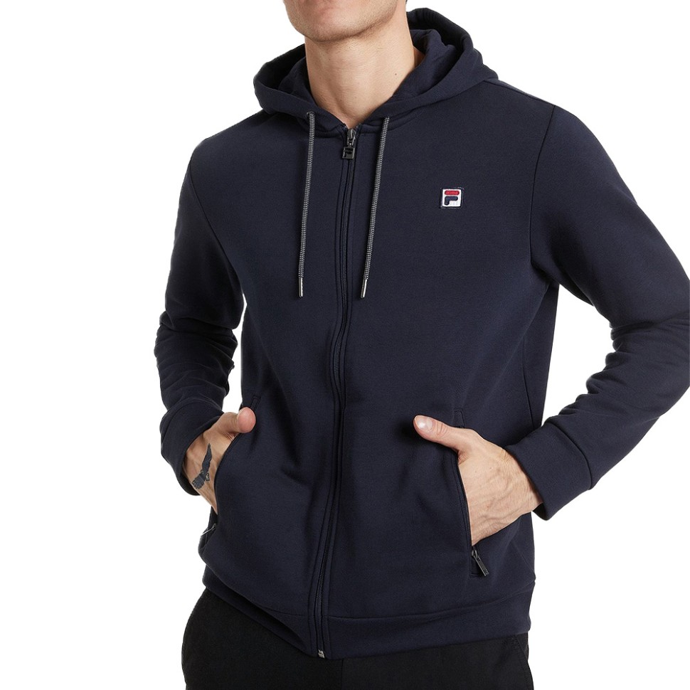 Толстовка чоловіча Fila темно-синя 113775-Z4 изображение 1