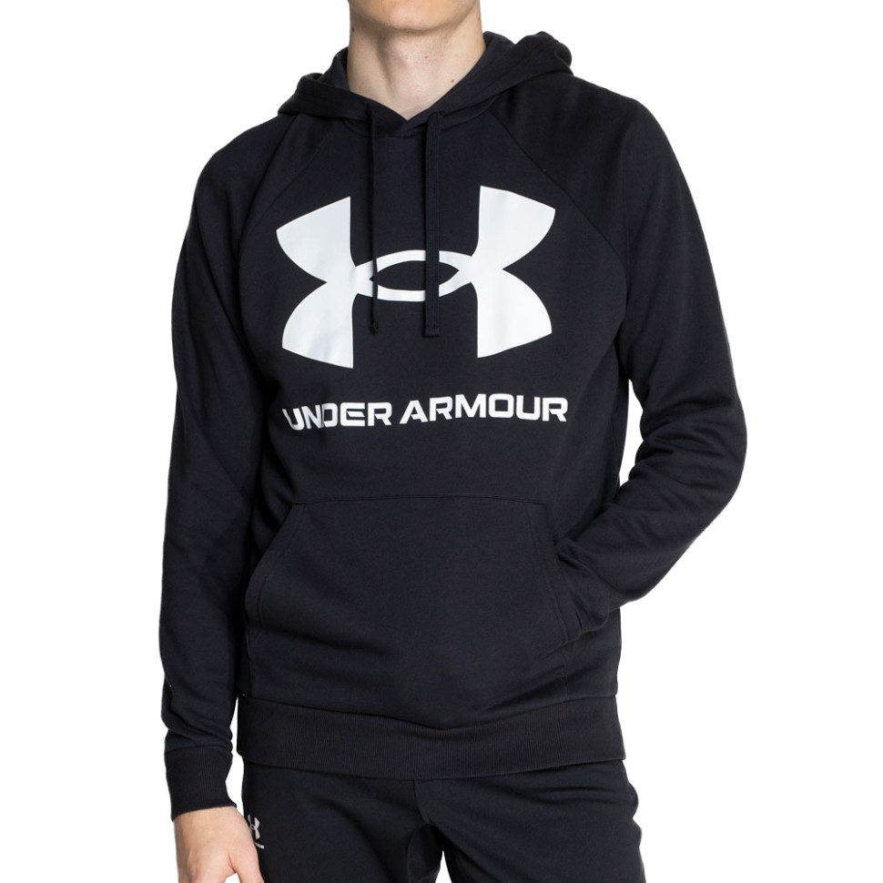 Толстовка чоловіча Rival Fleece Big Logo HD чорна 1357093-001 изображение 1