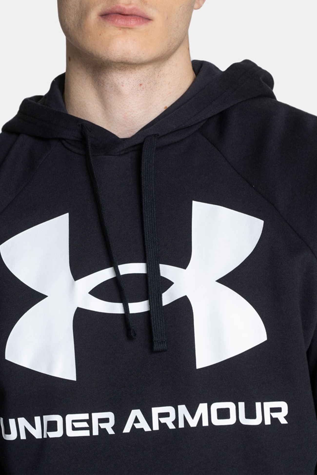 Толстовка чоловіча Rival Fleece Big Logo HD чорна 1357093-001 изображение 3