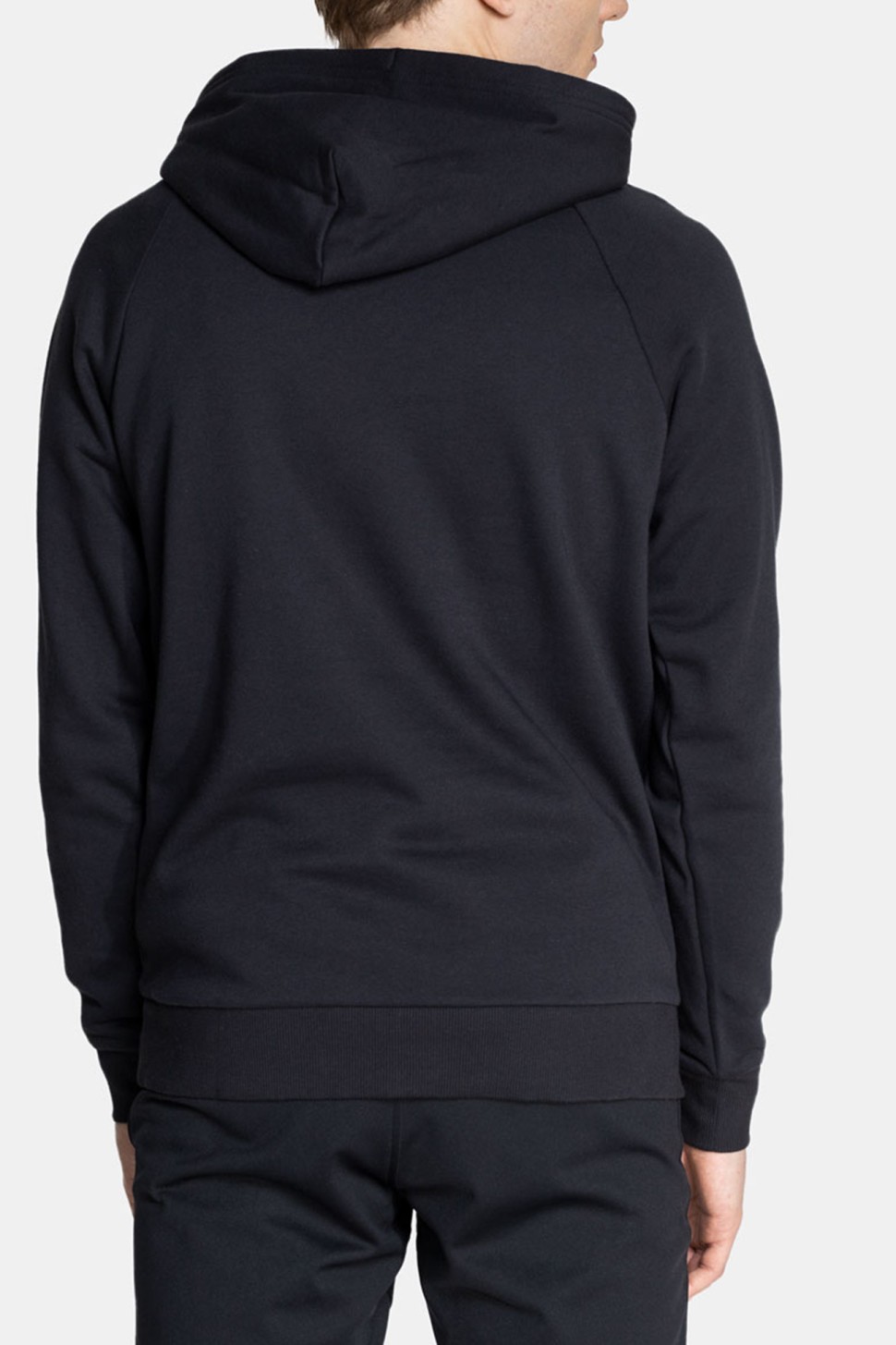 Толстовка мужская Under Armour UA Rival Fleece Big Logo HD черная 1357093-001 — фото 4