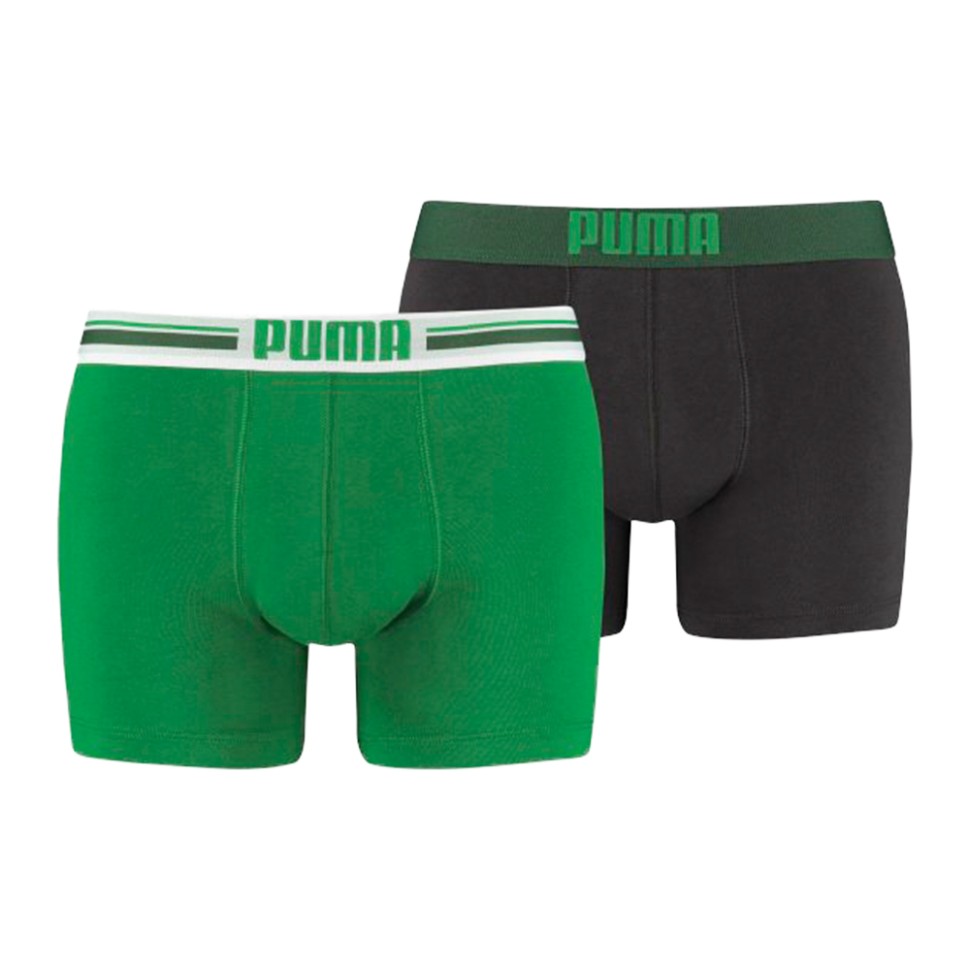 Труси чоловічі Puma PLACED LOGO BOXER 2P мультицвіт 90651904 — фото 1