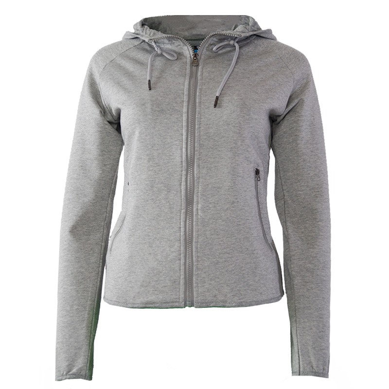 Толстовка женская Radder серая J88012-011 — Sport City Толстовка женская Radder серая J88012-011