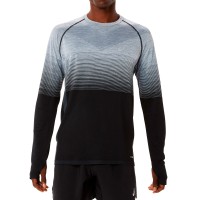 Чоловічий лонгслів Asics Seamless Ls Top чорний 2011C394-002 изображение 1