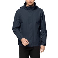 Вітрівка чоловіча Jack Wolfskin STORMY POINT 2L JKT M темно-синя 1111142-1010 изображение 1
