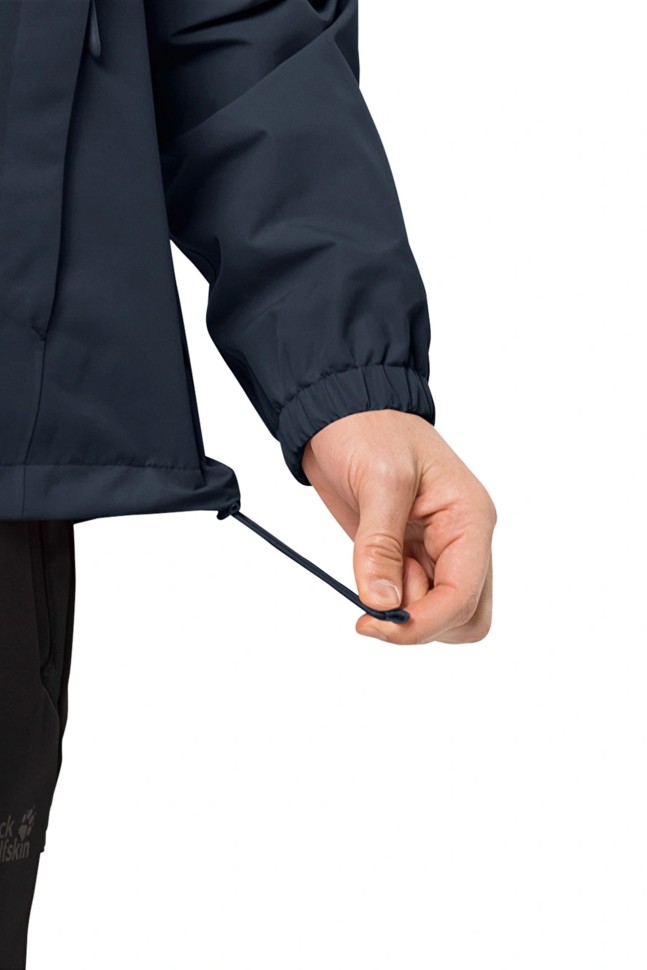 Вітрівка чоловіча Jack Wolfskin STORMY POINT 2L JKT M темно-синя 1111142-1010 изображение 4