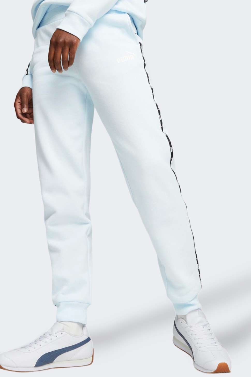 Штани жіночі Puma ESS TAPE Sweatpants FL cl блакитні 67599969 — фото 2