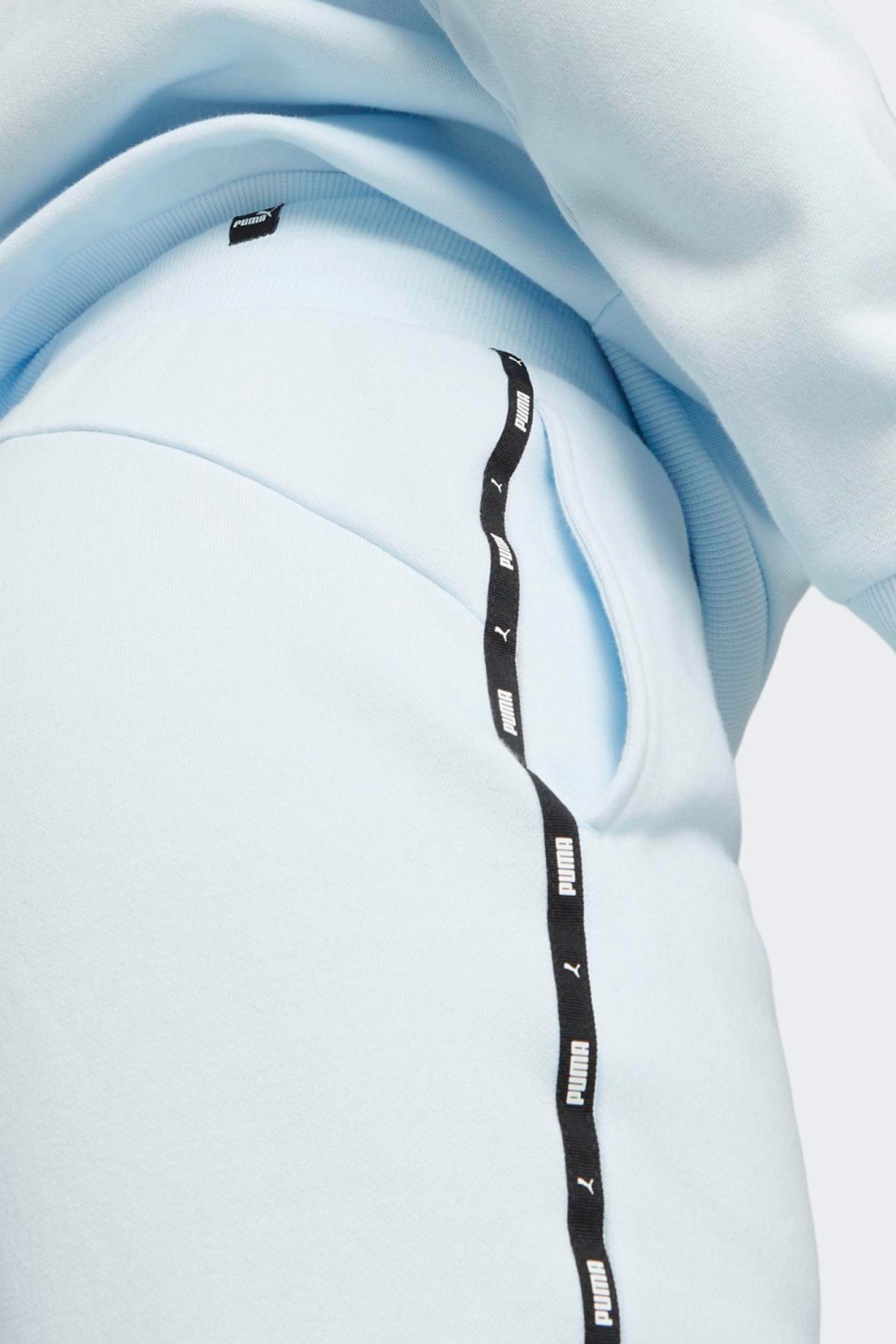 Штани жіночі Puma ESS TAPE Sweatpants FL cl блакитні 67599969 — фото 6