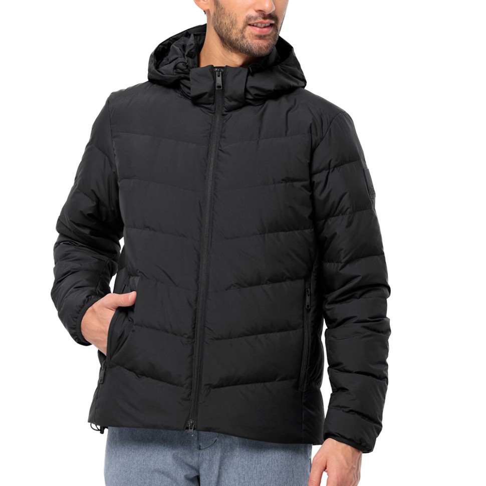 Куртка чоловіча Jack Wolfskin COLONIUS JKT M чорна 1207431-6000 изображение 1